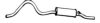 PEUGE 172428 End Silencer